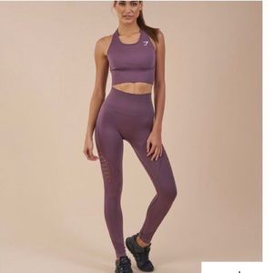 Gym shark energy seamless leggings purple